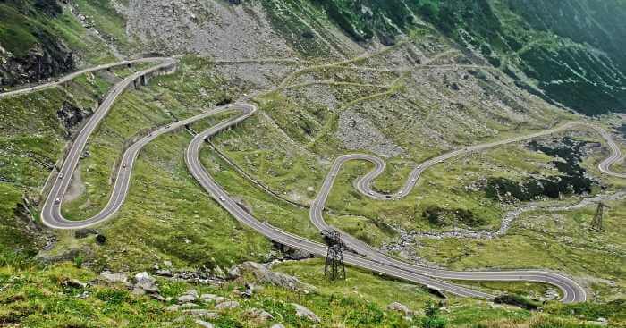 transfagarasan road- romania